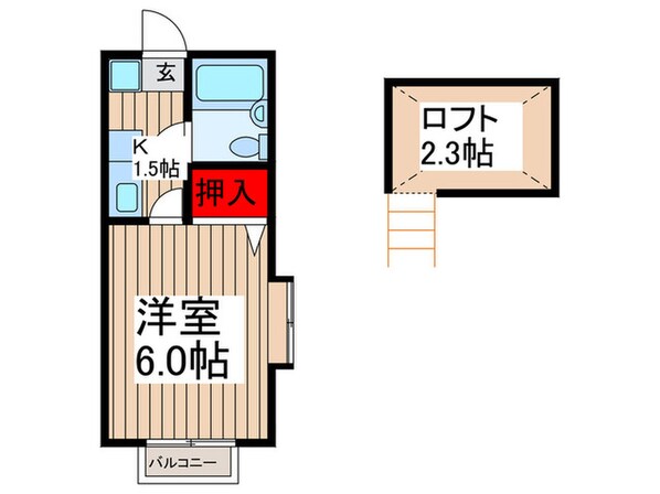 コ－ポ花岡の物件間取画像